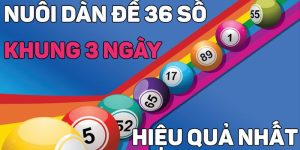 Cách nuôi đề 36 số khung 3 ngày tại 123WIN