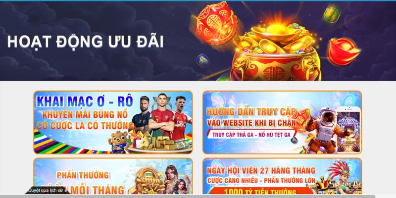 Khám phá chi tiết sự kiện bằng cách nhấn vào banner 